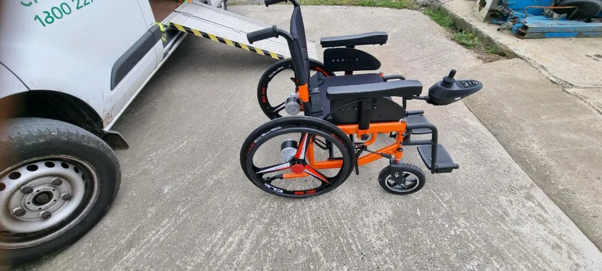 Electric lightweight Foldable Wheelchair - Image 4