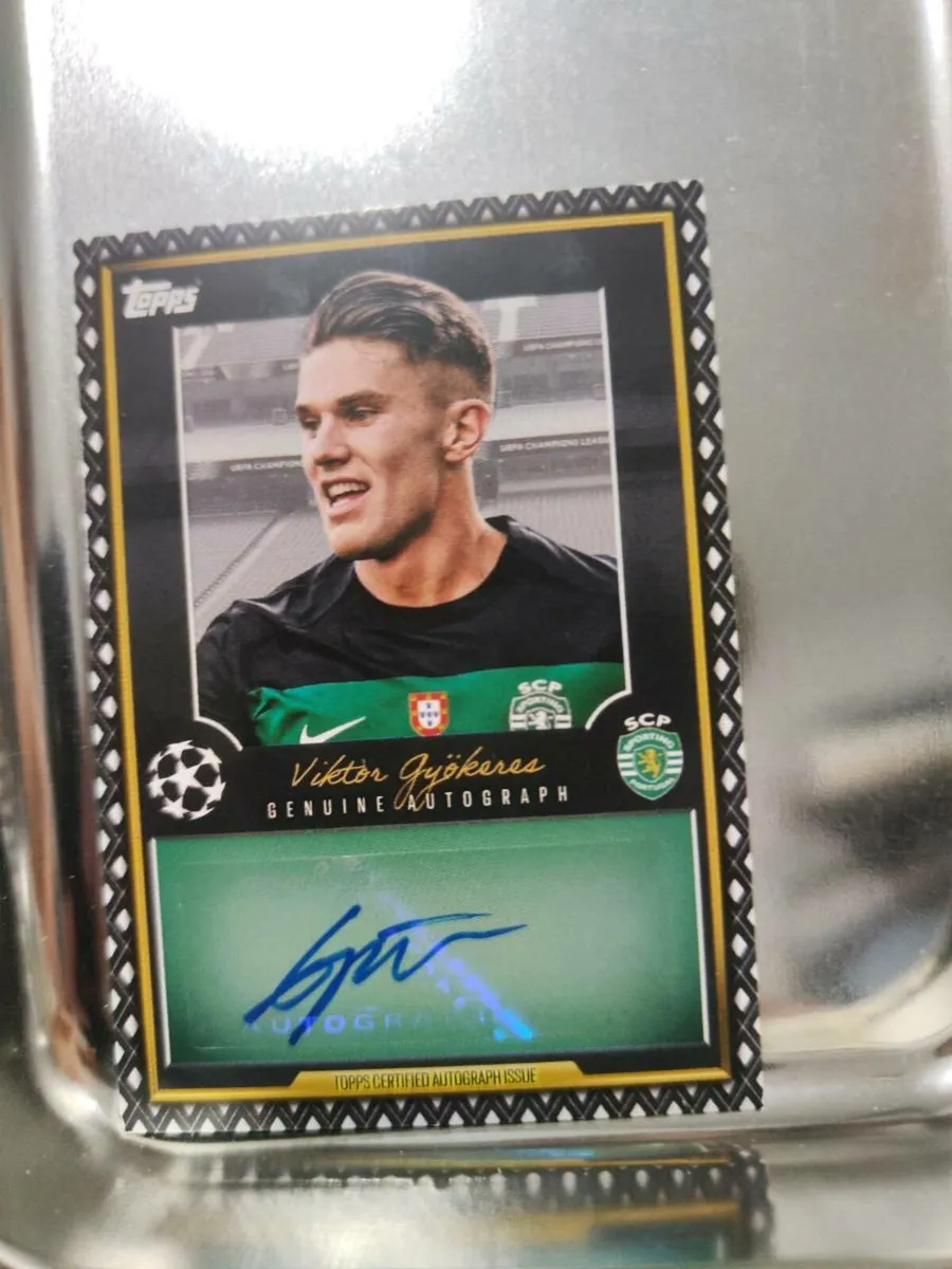 Match Attax Viktor Gyökeres Genuine signature - Image 1