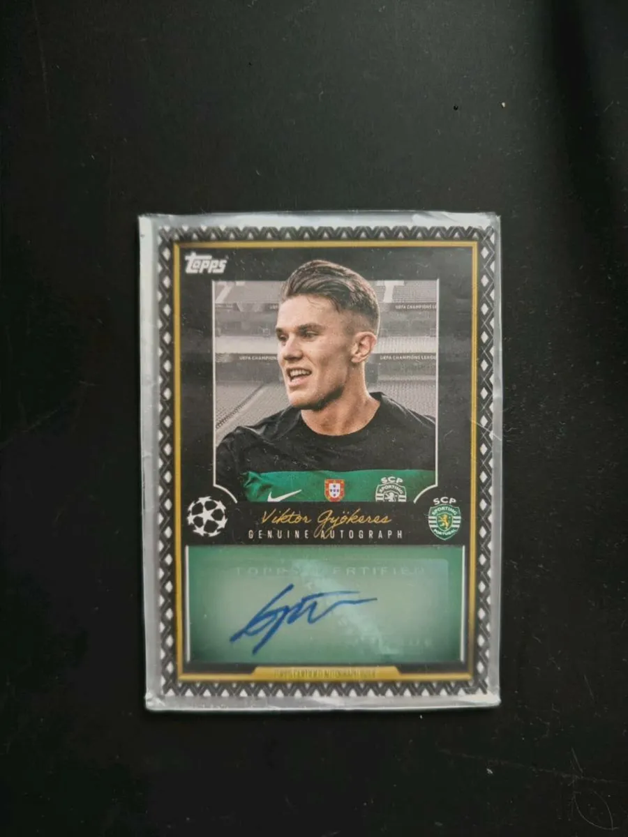 Match Attax Viktor Gyökeres Genuine signature - Image 3