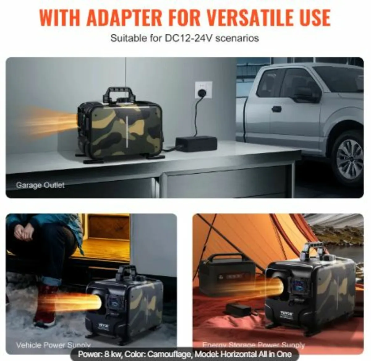 Diesel Air Heater Diesel Heater 8kW 12V/24V - Image 2