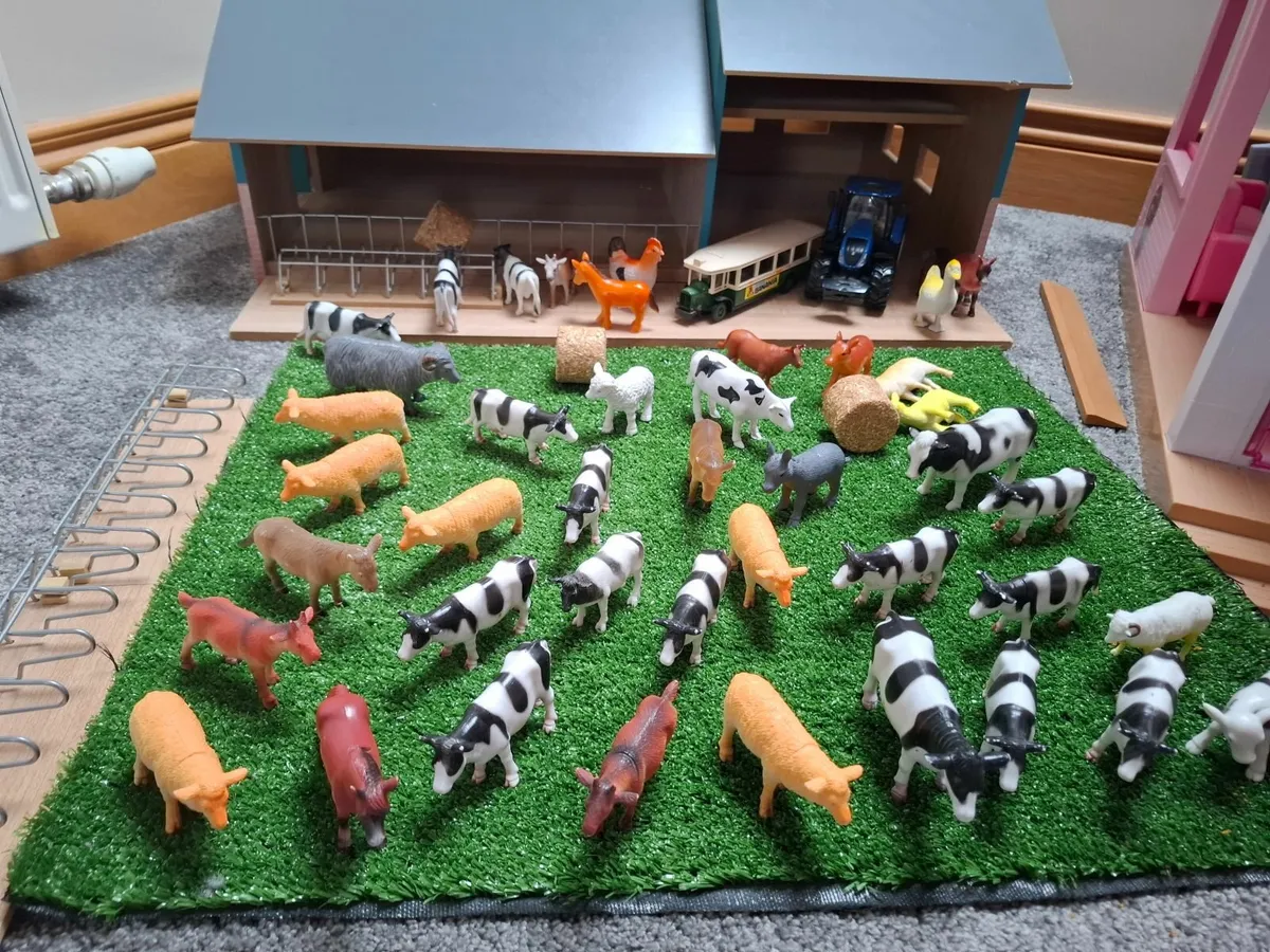 Farm set, animals and vehicles - Image 2