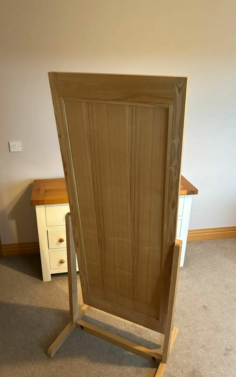 Oak mirror freestanding - Image 2