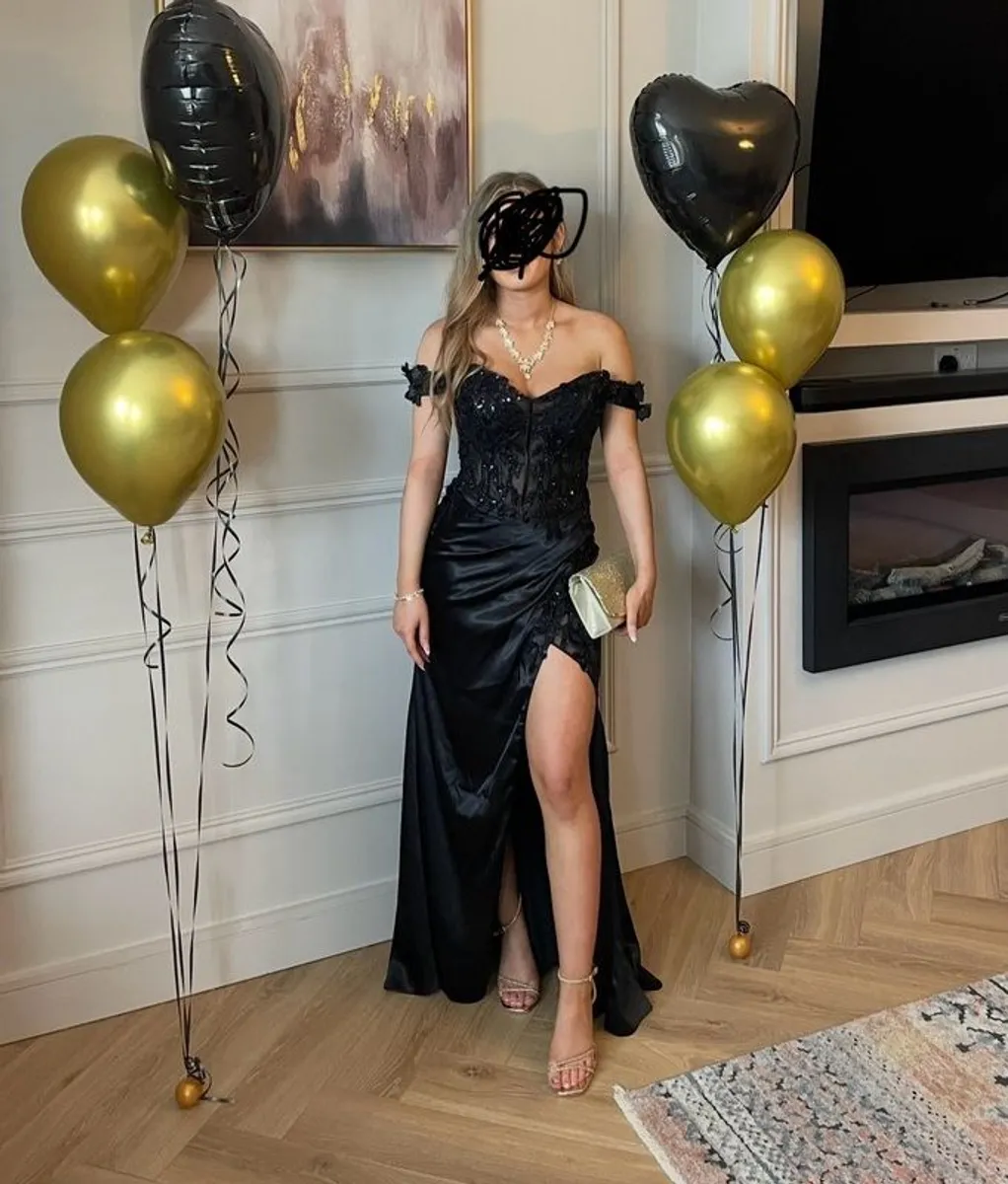 Black debs dress - Image 1