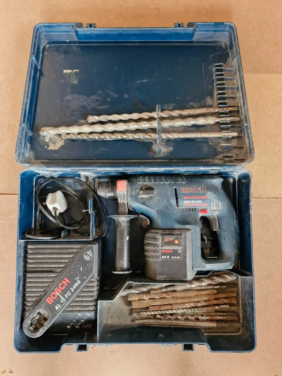 Bosch BGH 24 VRE Cordless SDS Drill - Image 2