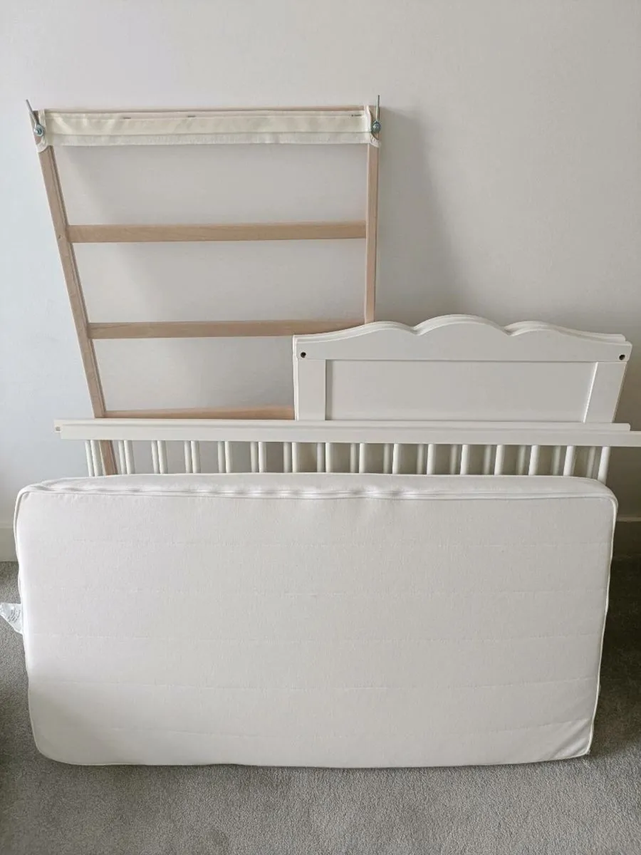 Ikea Cot bed with Mattress - Image 2