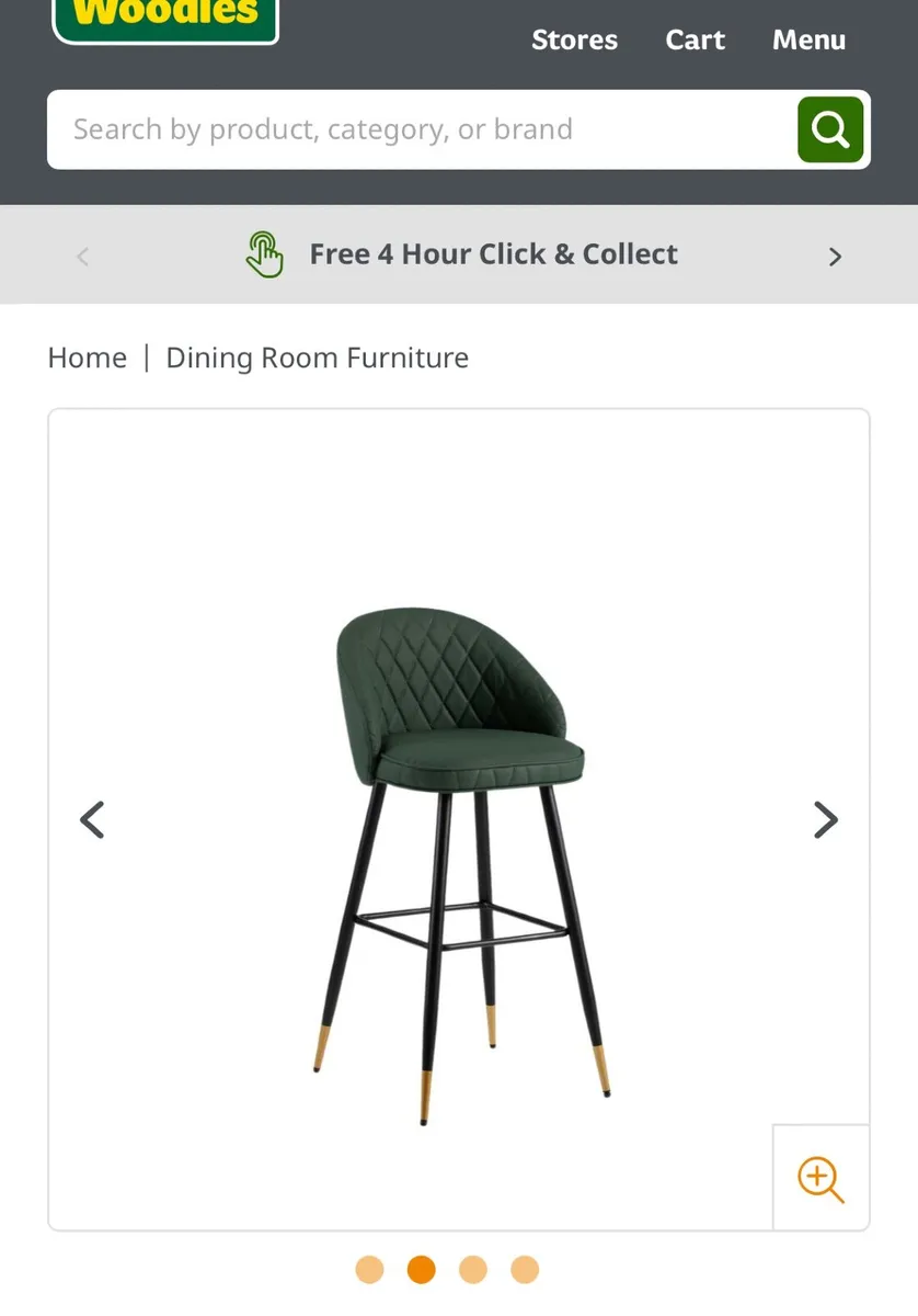 2 Bar stools sold together - Image 1