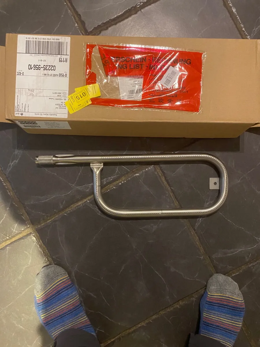 Burner tube for Weber barbecue Q1000 - Image 4