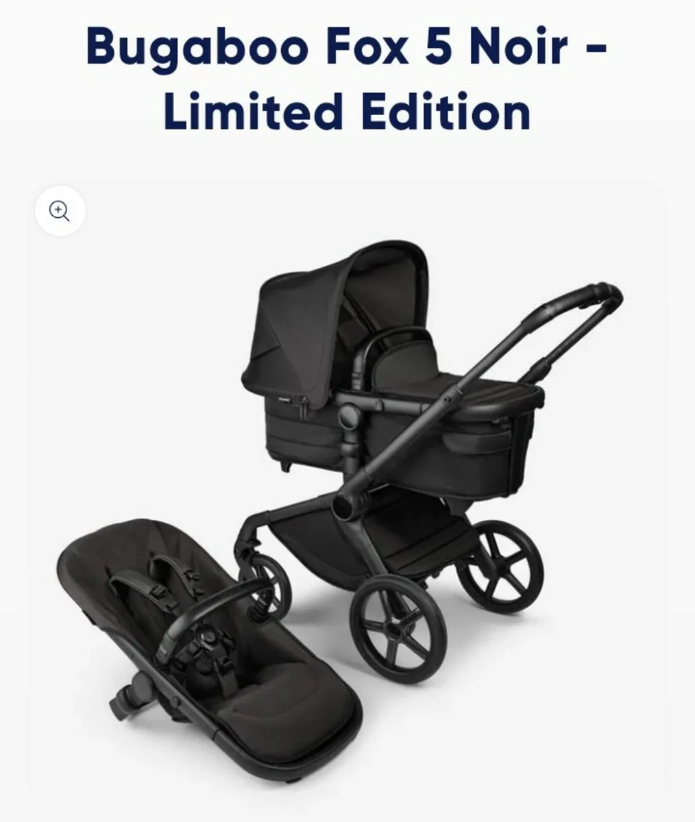 Bugaboo fox noir 5 limited edition - Image 1