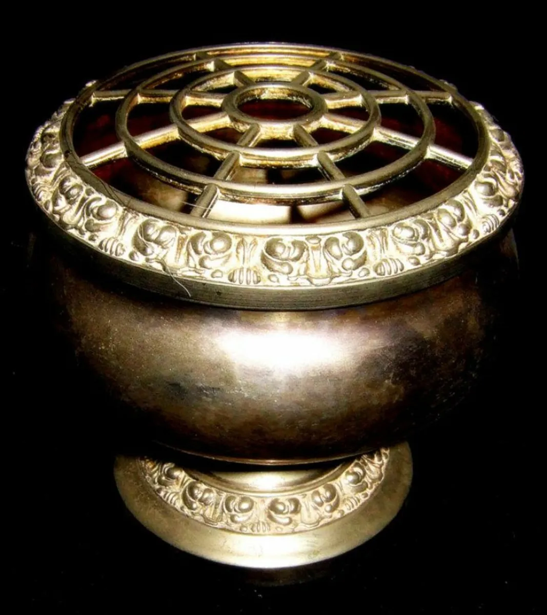Vintage EPNS Silver Rose Bowl - Image 2