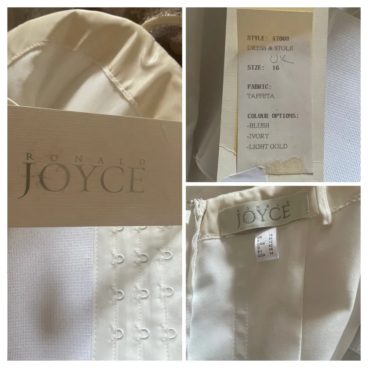 Wedding dress and trailing veil - Image 2