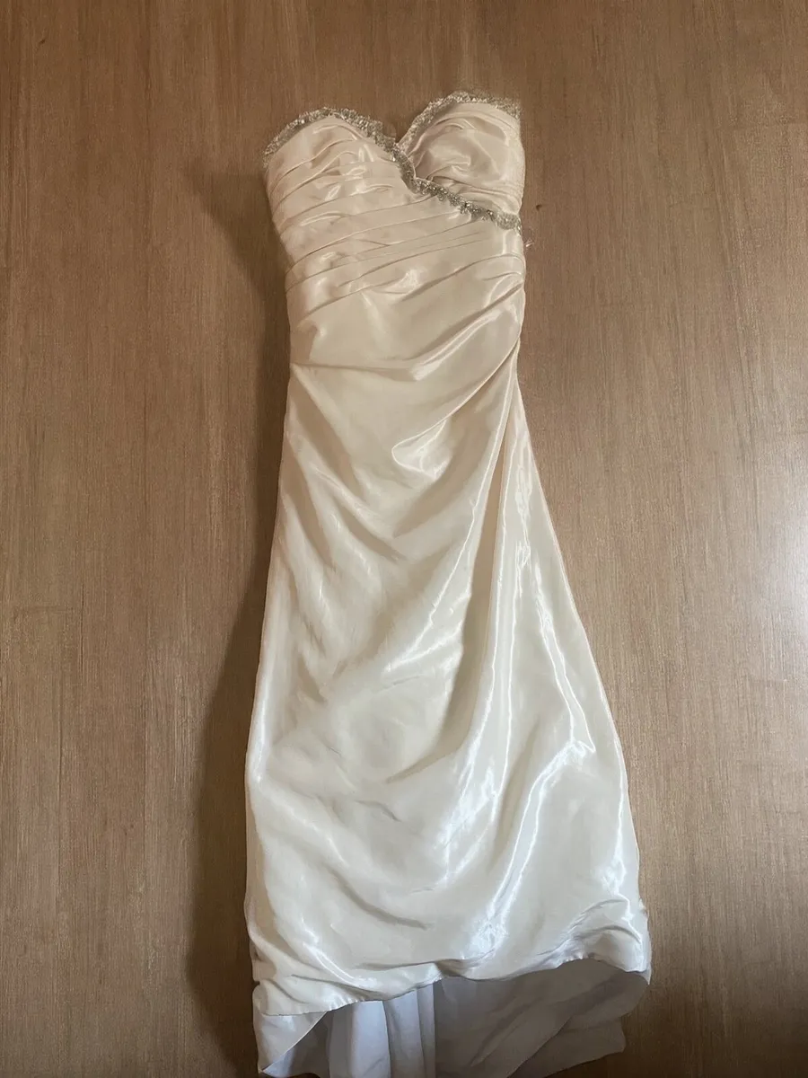 Wedding dress and trailing veil - Image 3