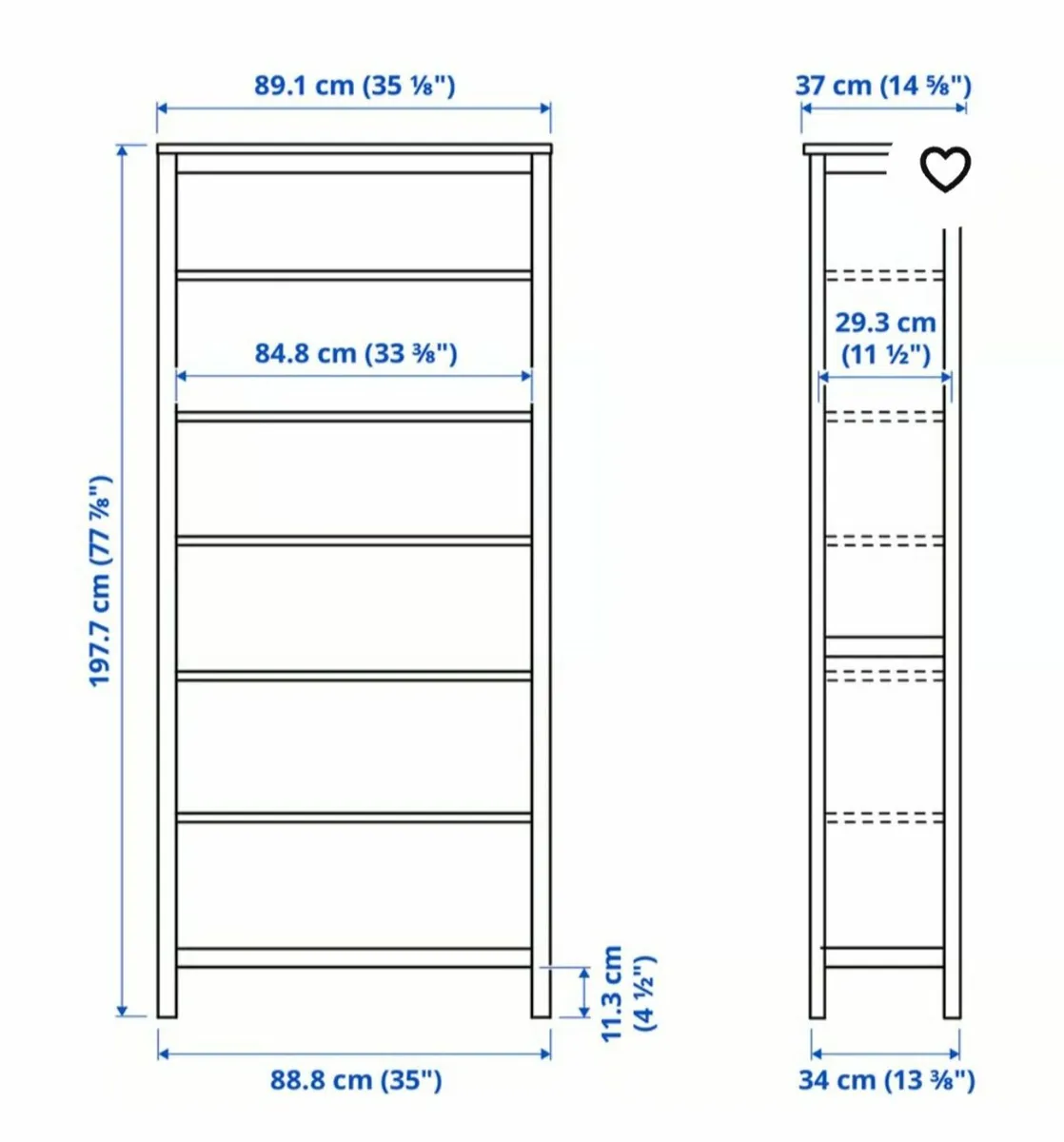 Hemnes Bookcase - Image 2