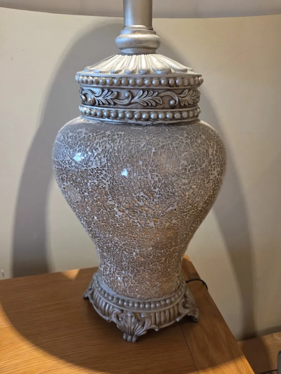 Large mosaic glass lamp - Image 3