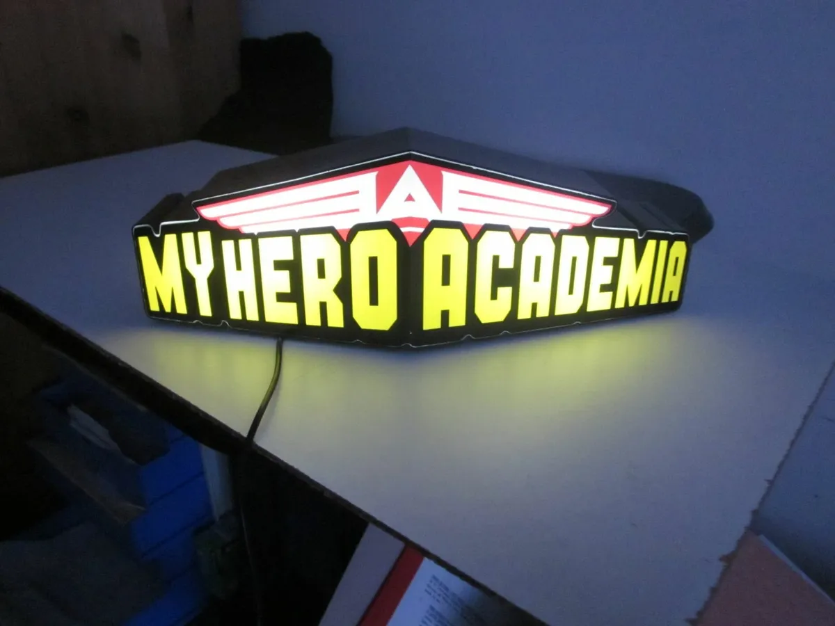 Paladone MY HERO ACADEMIA light up Sign - Image 1