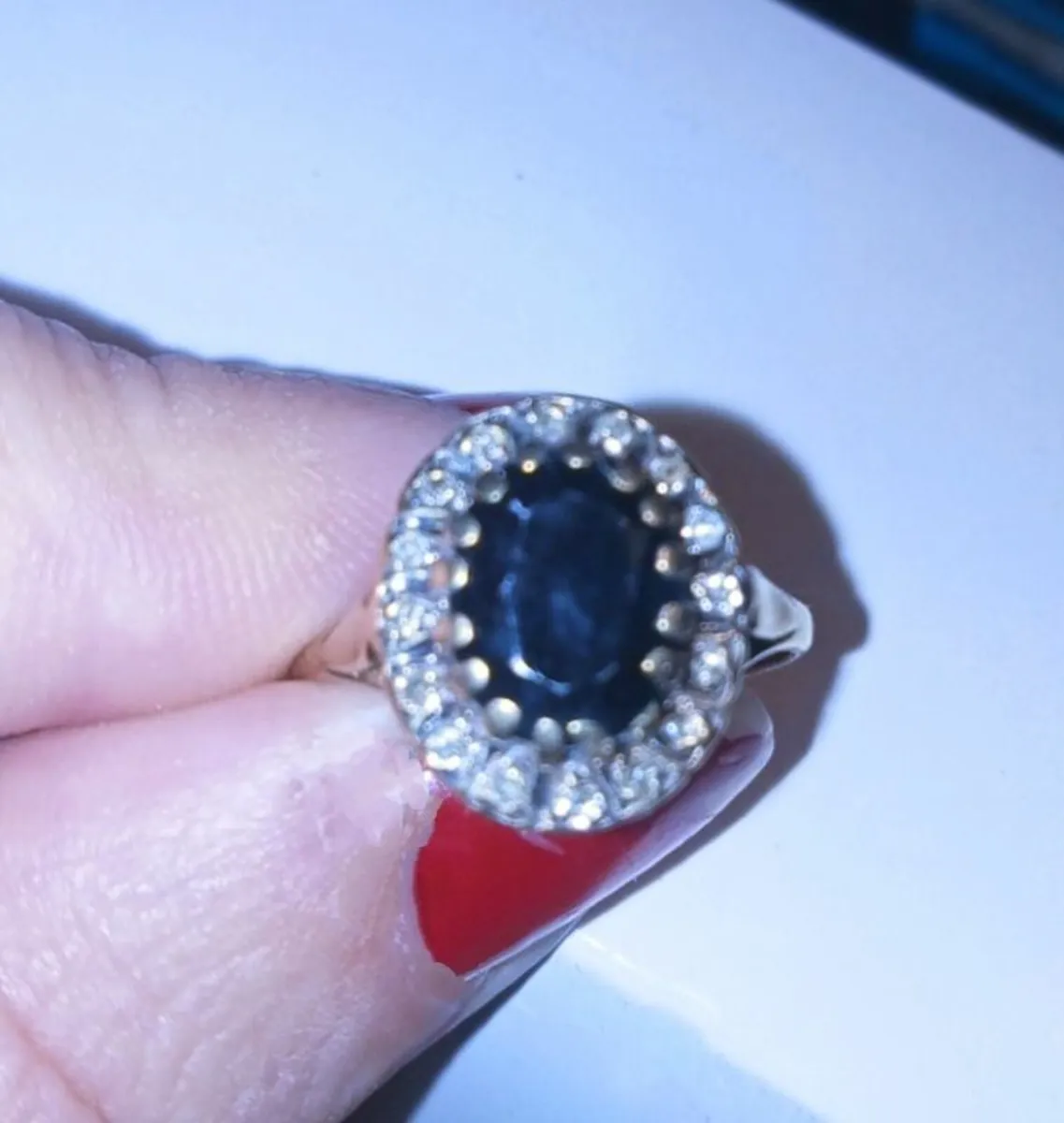 Stunning vintage sapphire and diamond - Image 3
