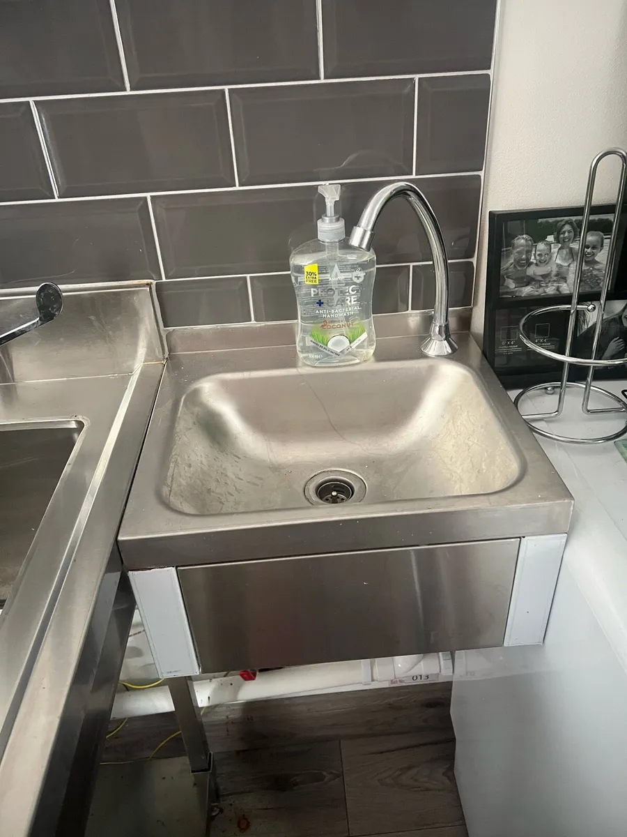 Metal Catering Handwash Sink (Contactless) - Image 1