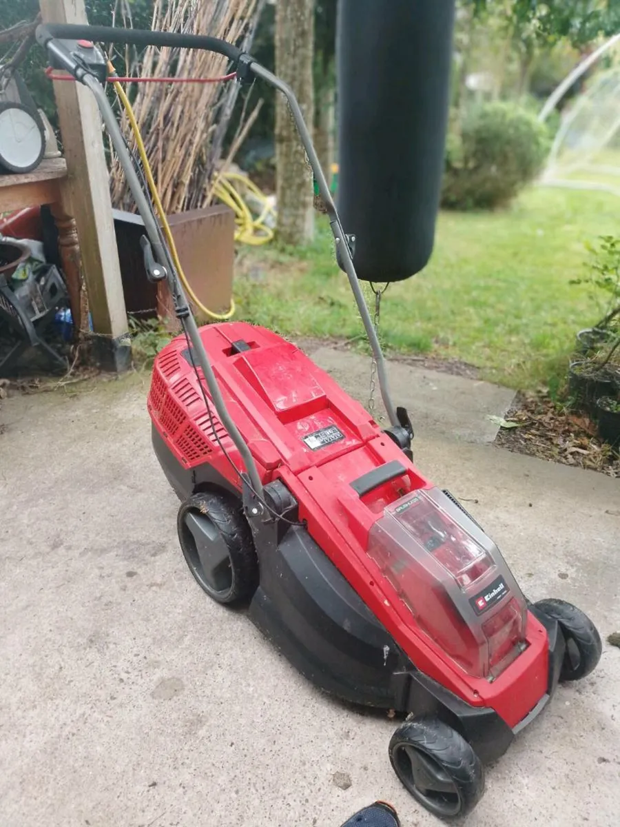 Einhell cordless lawnmower. For parts - Image 1