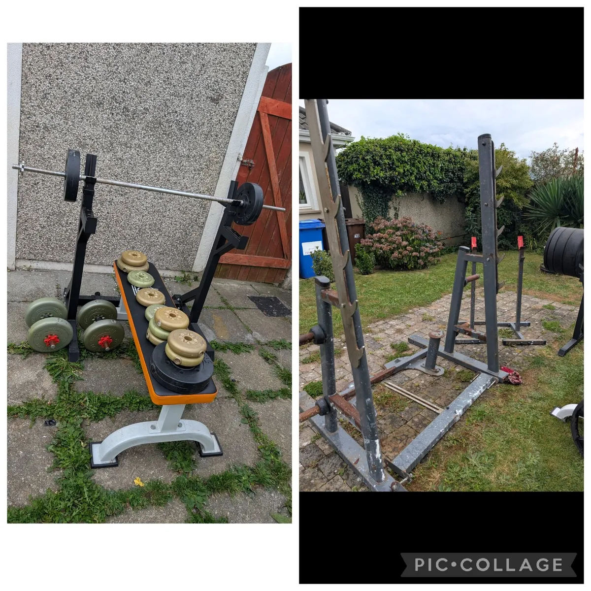 Must go tonight.weights,bench & free squat racks - Image 1