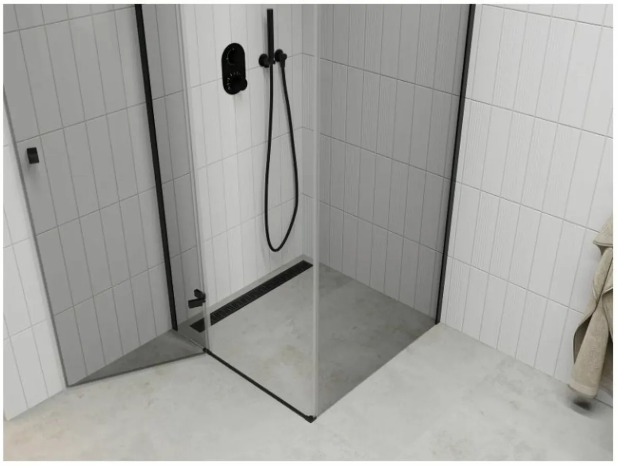 BRAND NEW Shower Enclosure 800x800 mm Black Finish - Image 4