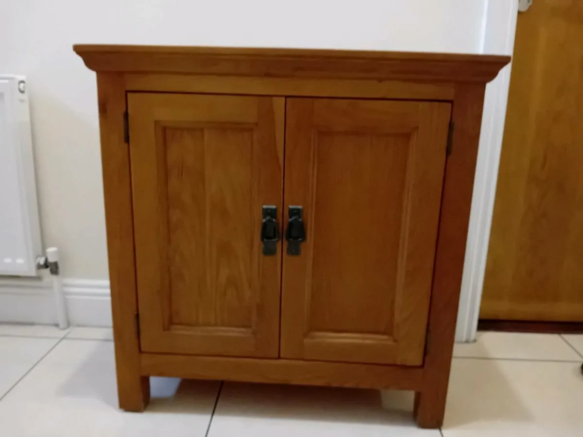 Solid Oak Cabinet - Image 1