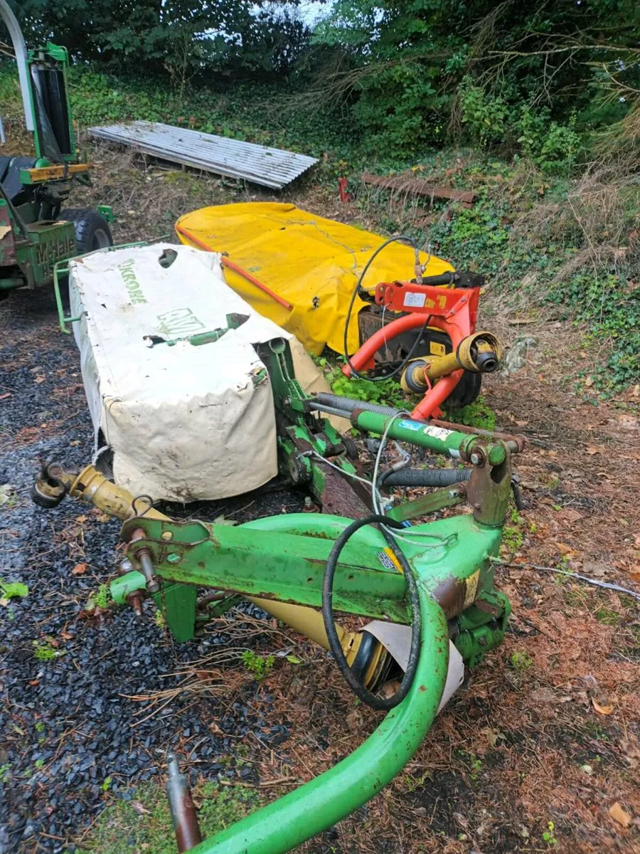 Krone 8ft and fella 8ft mowers - Image 4