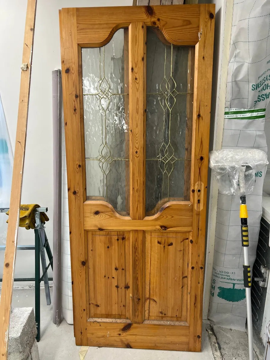 2 x Pine doors internal