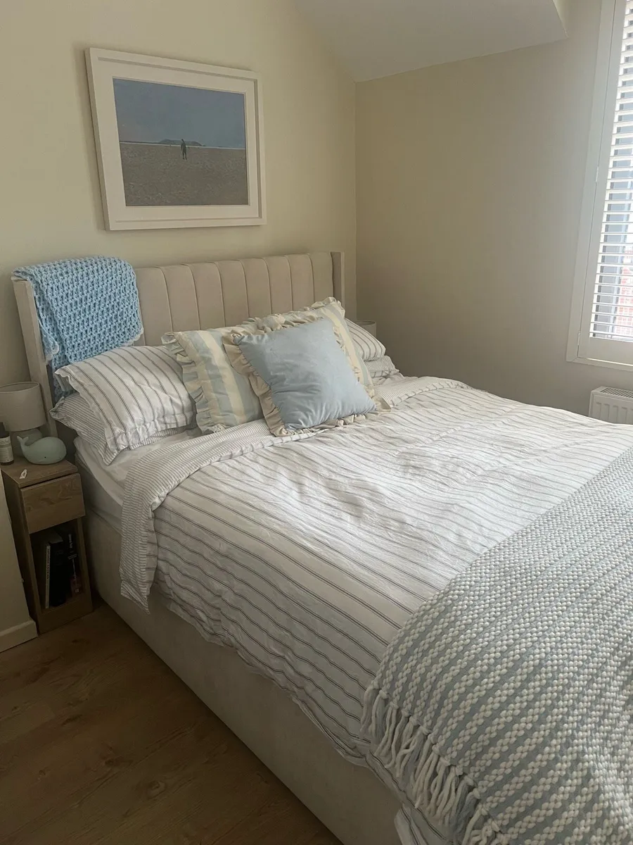 Double Bed and Brand New Mattress - Image 1