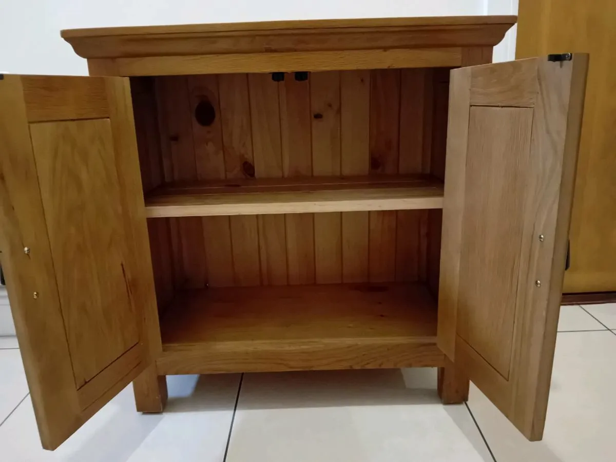Solid Oak Cabinet - Image 2