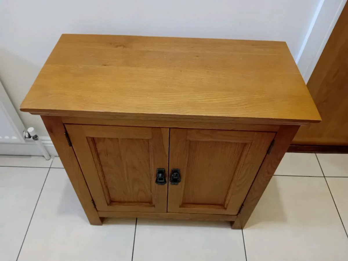 Solid Oak Cabinet - Image 3