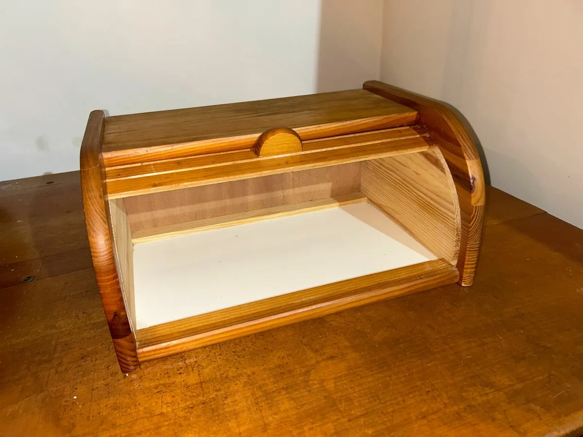 All wooden breadbin - Image 2