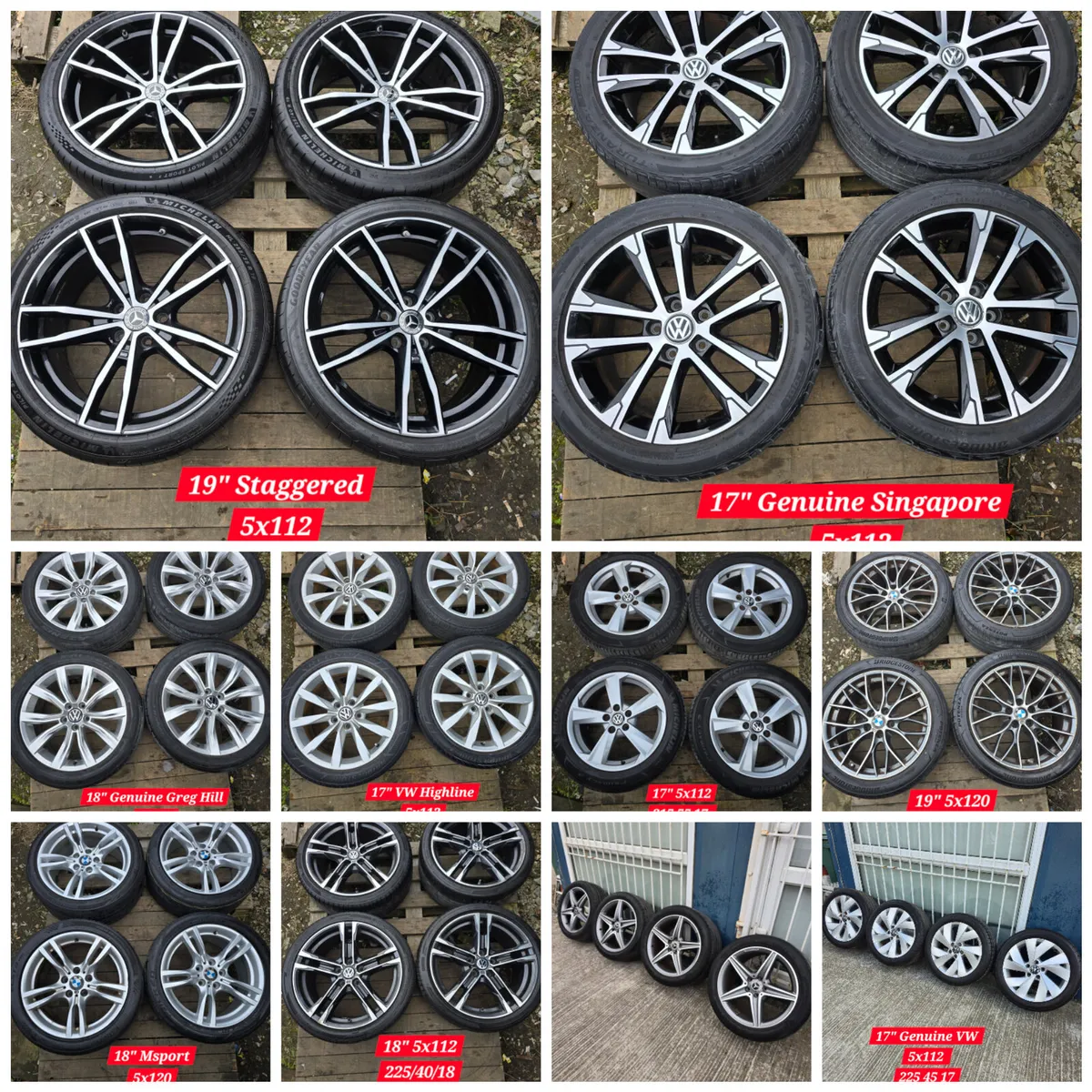 Alloys for Sale 5x112 , 5x120 Vw,Mercedes,Bmw - Image 1