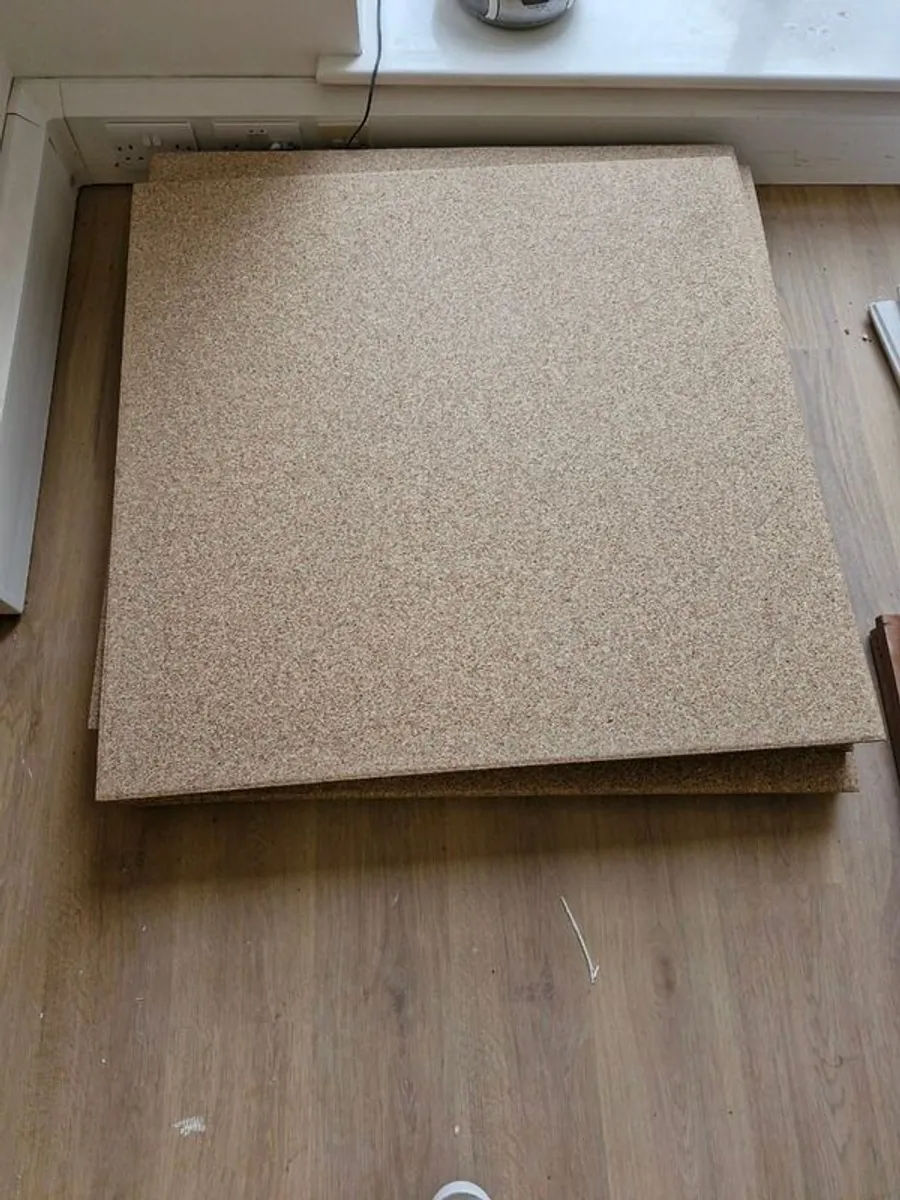 8 x 1metre sq 20mm home gym mats Beige/Tan (Brand New) - Image 1