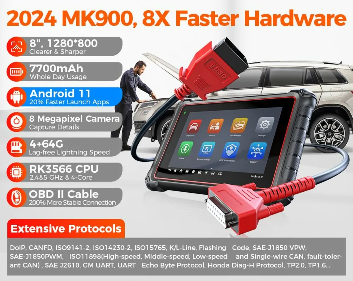 Autel MaxiCOM MK900 Diagnostic Scanner - Image 2