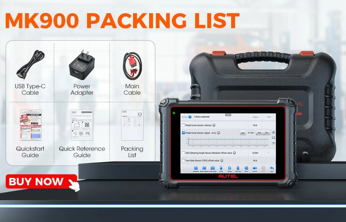 Autel MaxiCOM MK900 Diagnostic Scanner - Image 3