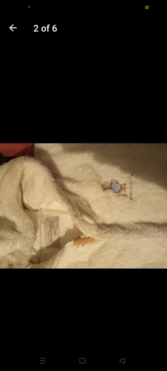 Peter rabbit snowsuit and baby grow set 0_3 mnths - Image 1