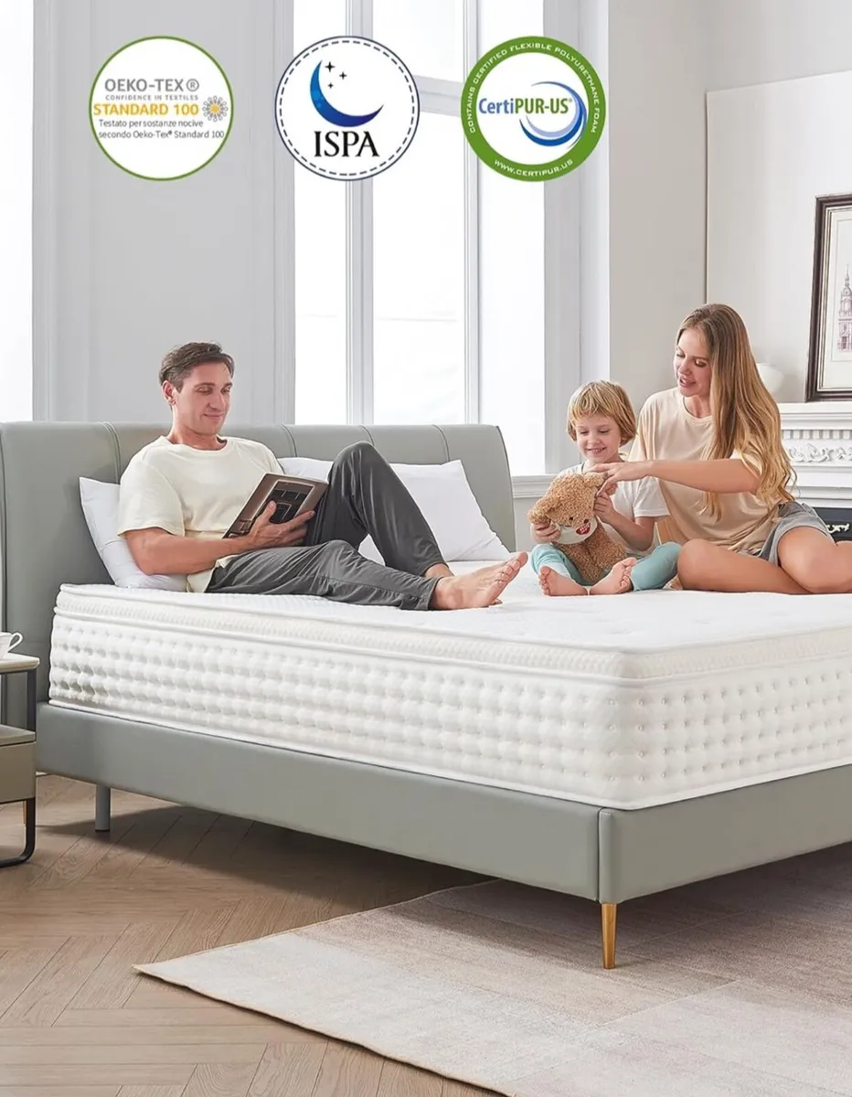Single Mattress,10.2 Inch Hybrid Memory Foam and I - Image 3