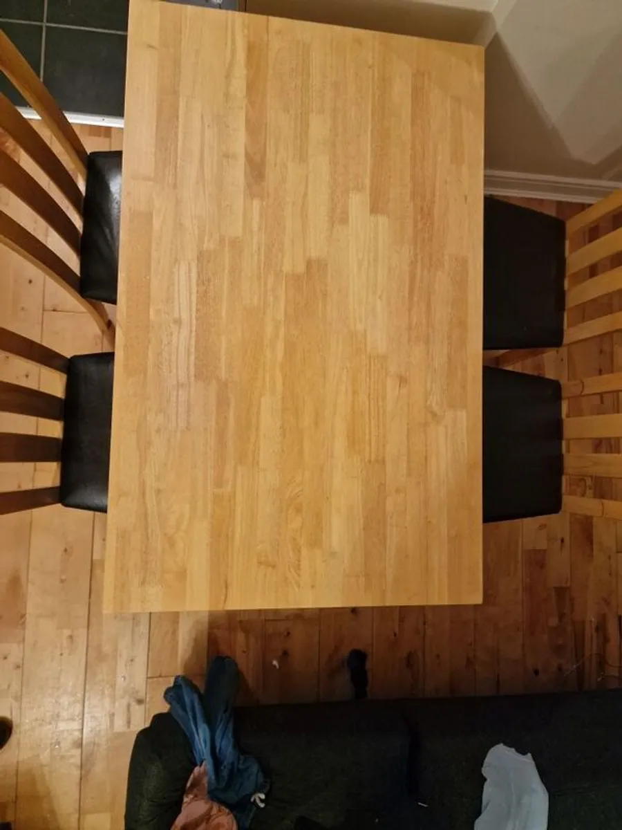 dining table with 4 chairs - Image 3