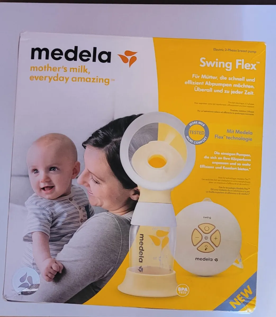 Medela Swing flex Electric breast pump + extra bot - Image 1