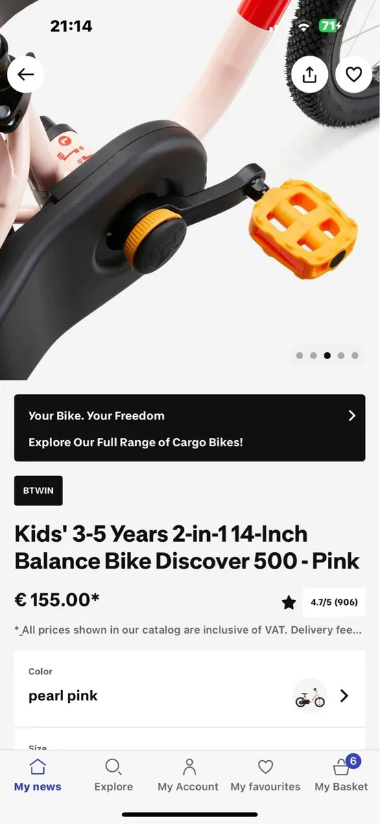 Decathlon girl’s bike - Image 4