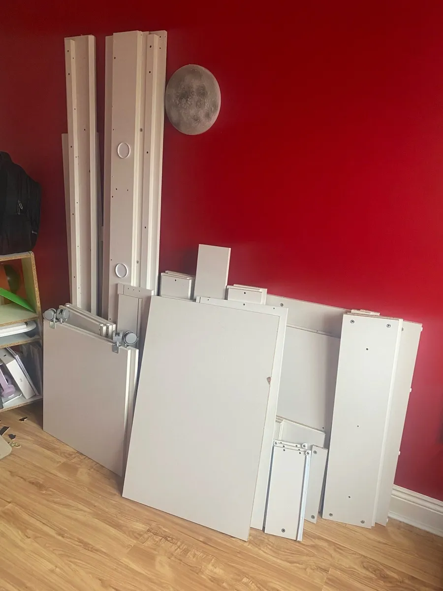 Mid Sleeper Single Bed Kids Desk Storage Drawers - Image 2