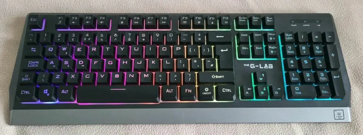 The G-LAB Keyz TUNGSTEN Wireless Gaming Keyboard - Image 1