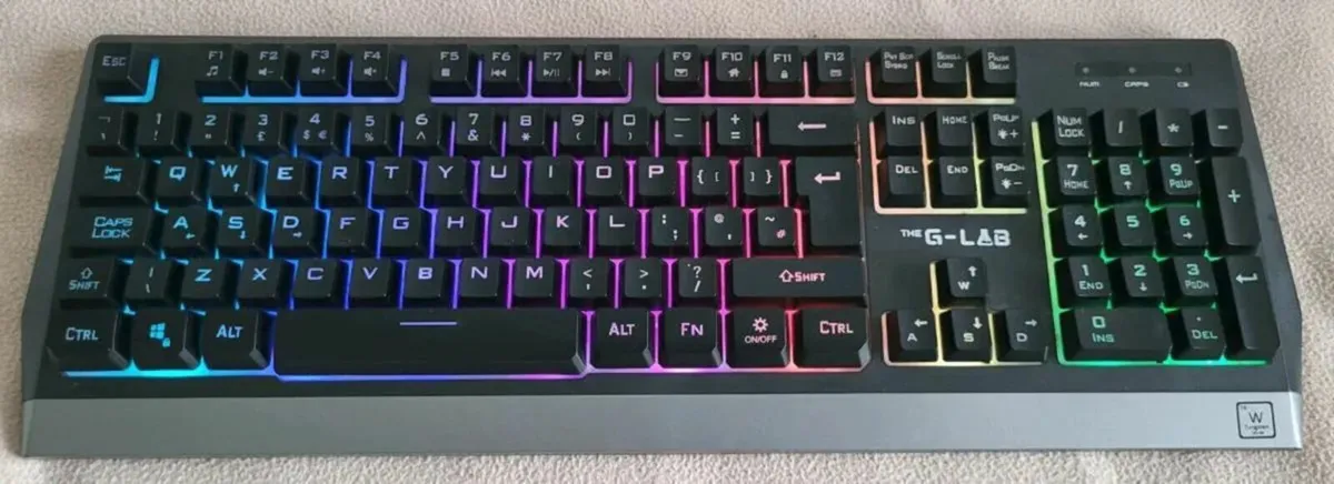 The G-LAB Keyz TUNGSTEN Wireless Gaming Keyboard - Image 3