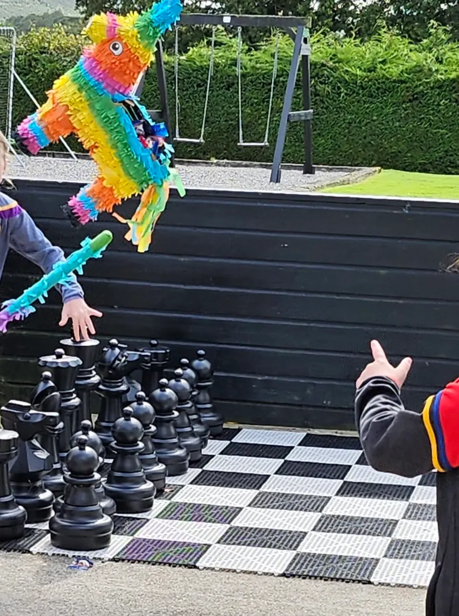 Giant outdoor Chess/Draughts set - Image 1