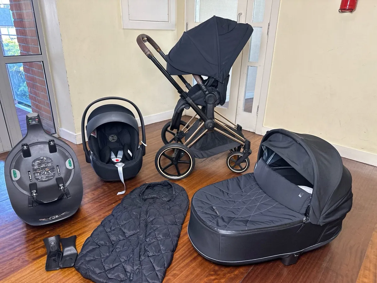 Cybex Priam platinum 3 in 1 black gold - Image 4