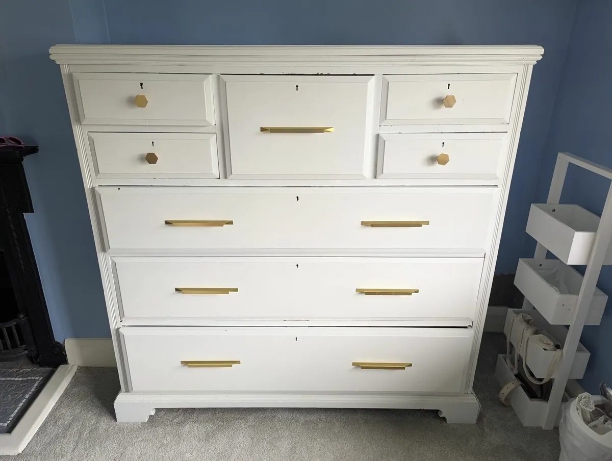 Large White Bedroom Drawers - Free for collection - Image 2