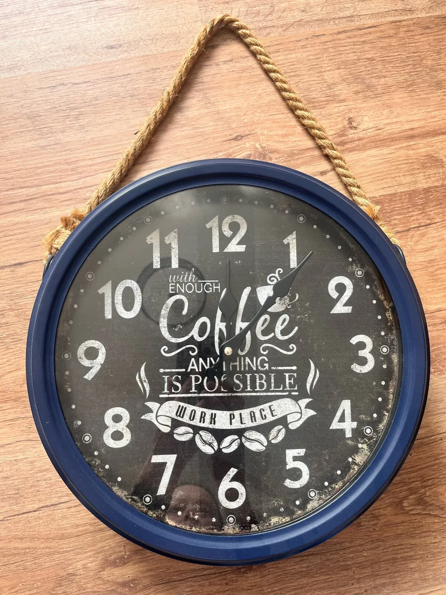 Clock for coffer lovers (14”) - Image 1