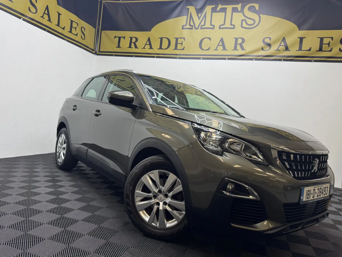2018 Peugeot 3008 1.2 petrol (Low km/ New nct) - Image 1
