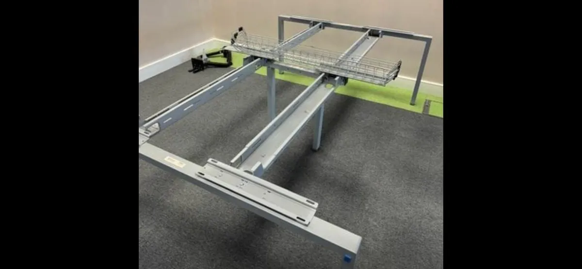Delivery - 2 x Sets of 4 Office Desks Modular - Image 3
