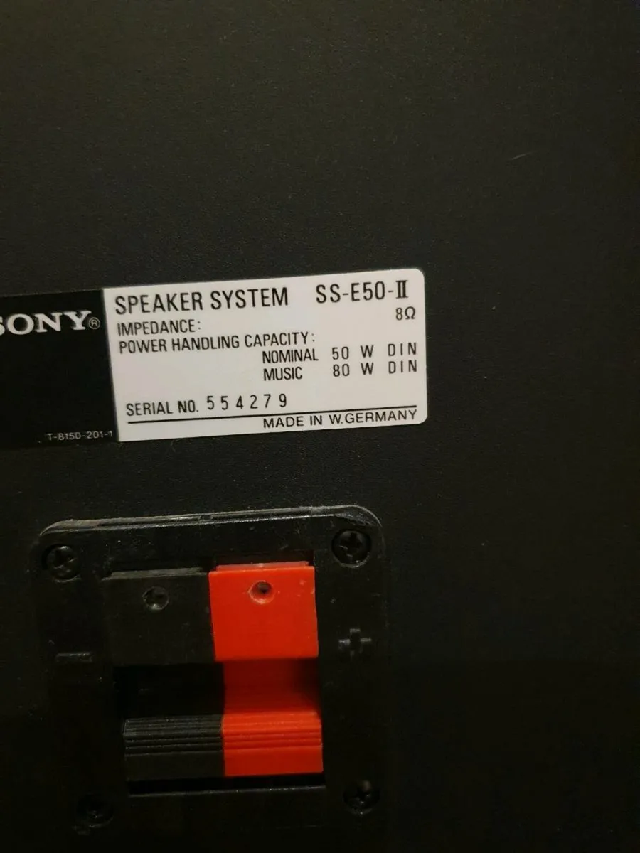 Sony vintage speakers - Image 4
