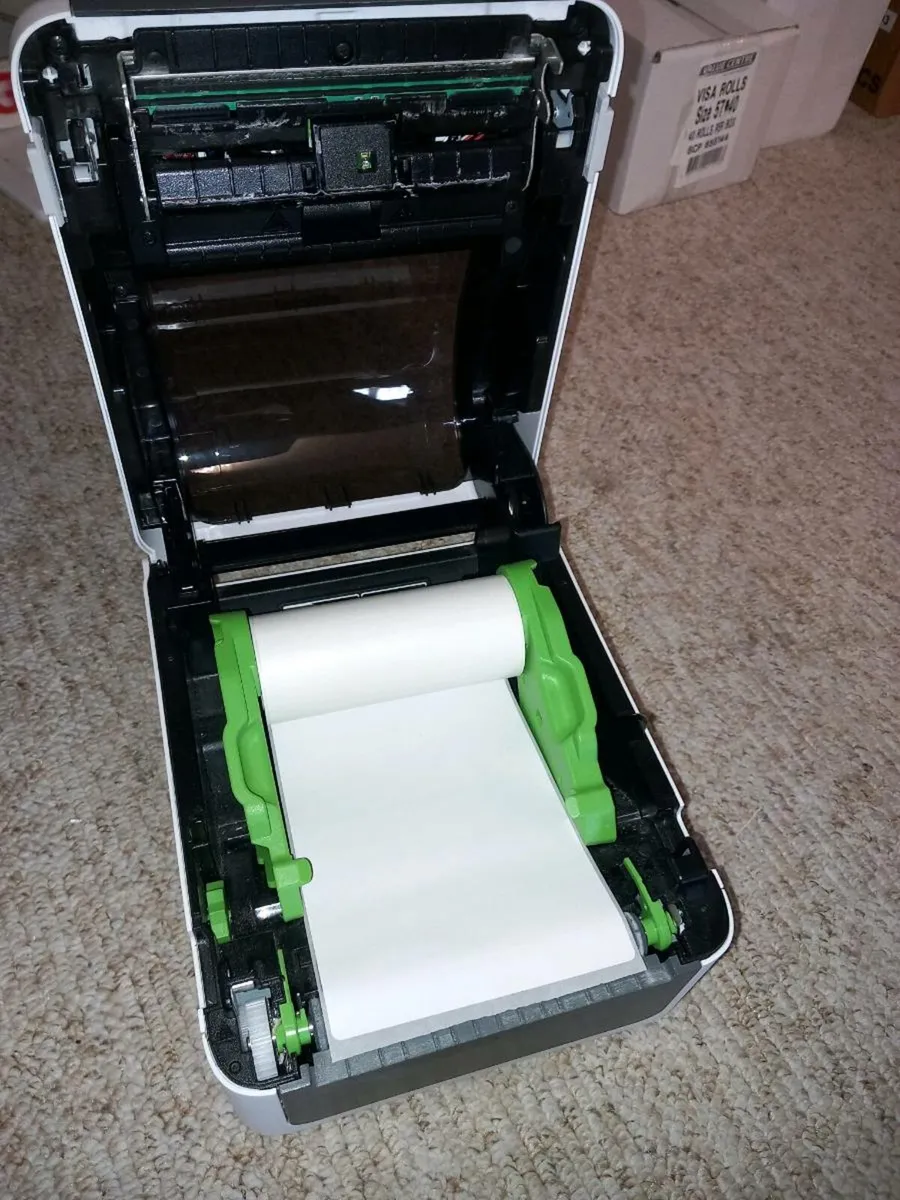 Brother label printer and compatible rolls x60 - Image 2